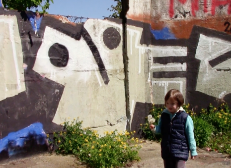 Refuge Berlin Wall scene